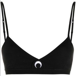 Marine Serre Crescent Moon Triangle Bra